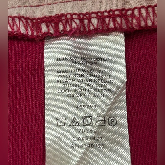 LOFT Vibrant Pink 100% Cotton Zippered Women's Bermuda Shorts Size 4 - Picture 7 of 7